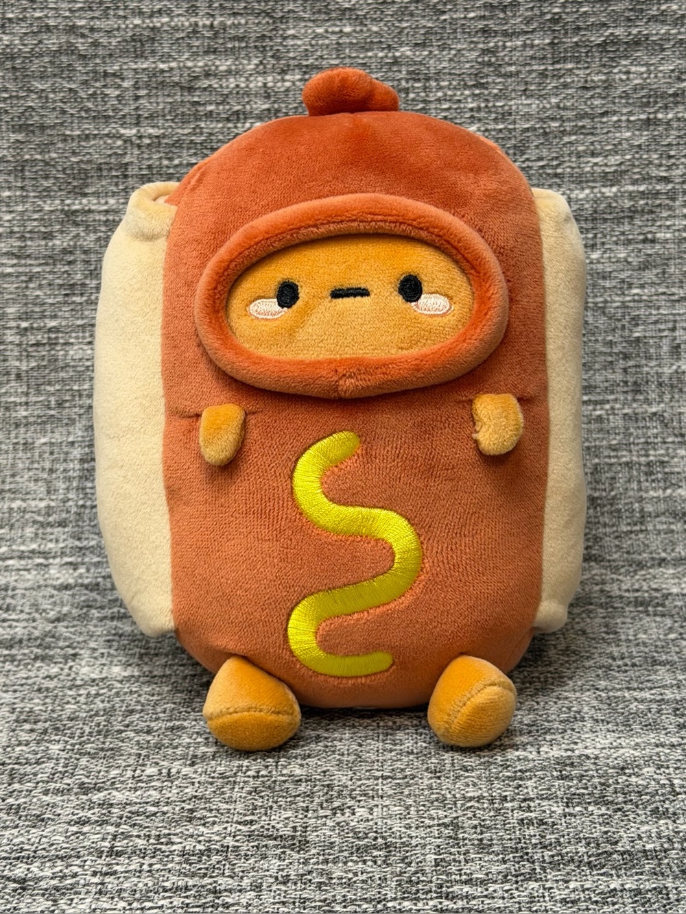 Smoko Tayto Potato Hot Dog Plush Stuffed Animal Kawaii Cute 2024 6" RARE
